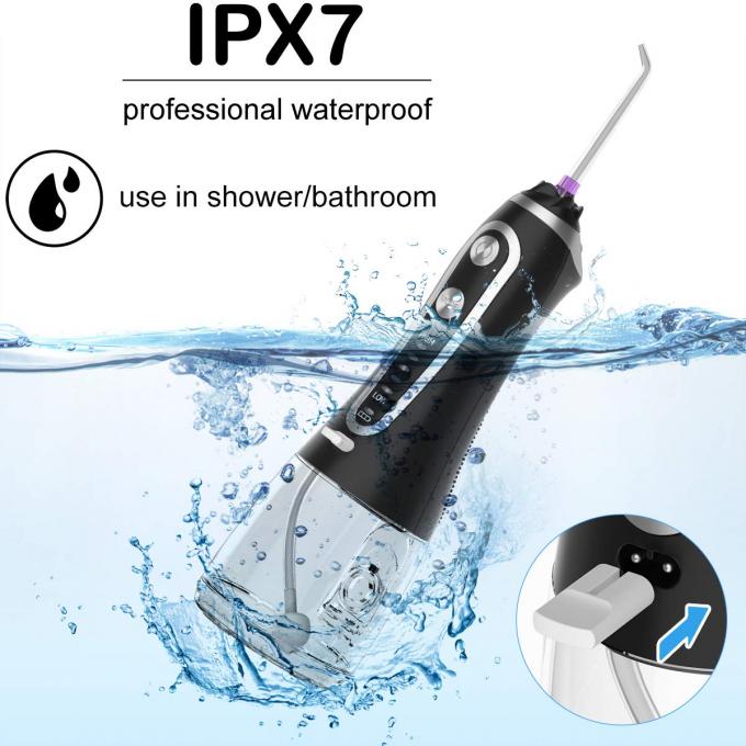 Уборщик зубов Flosser воды бесшнуровой, портативное зубоврачебное устное Irriga 5 режимов, IPX7 водоустойчивое